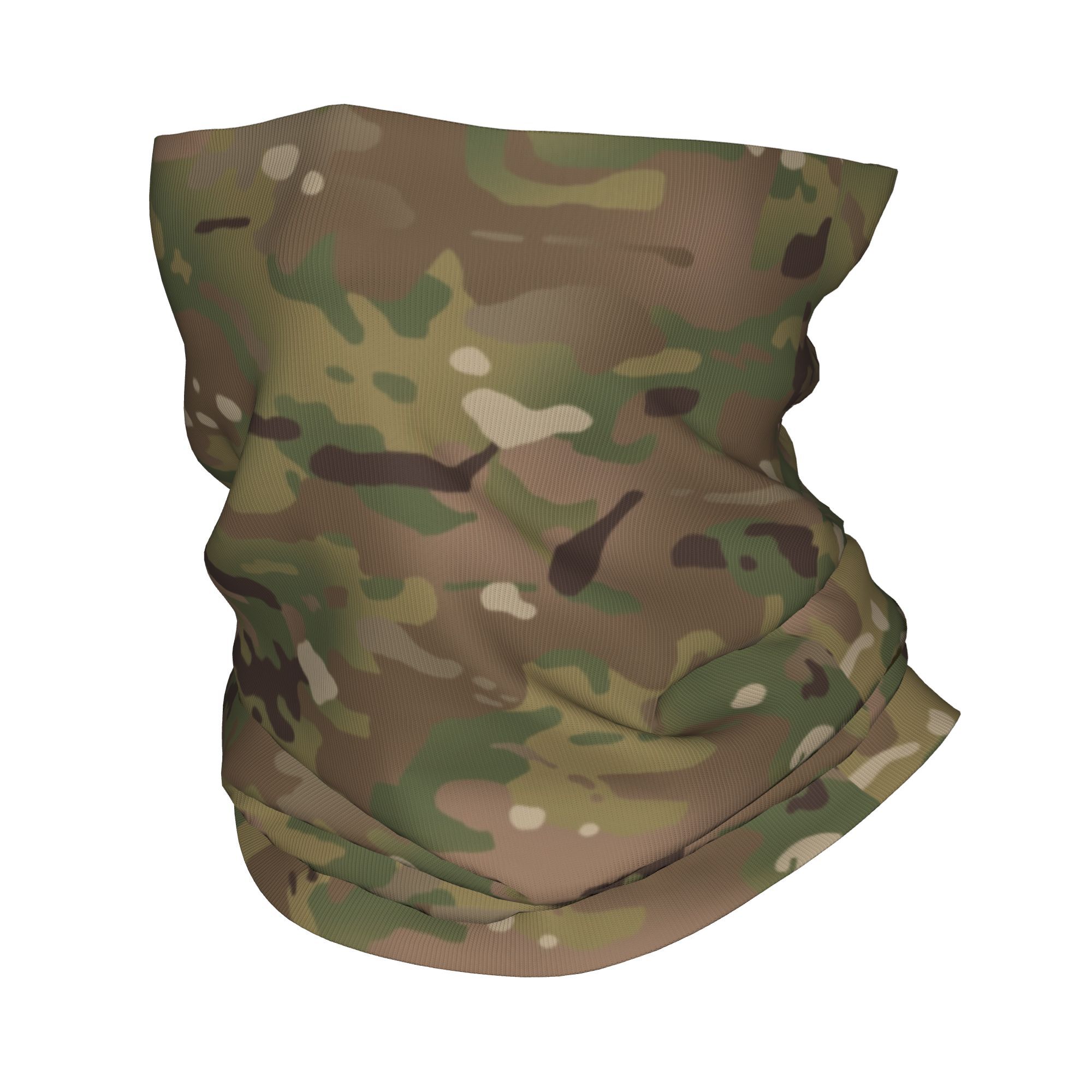 Neck Gaiter Face Cover - CUSTOM ทหาร Camouflage รูปแบบผ้าพันคอคออุ่นผู้ชายผู้หญิงฤดูหนาวสกีเดินป่าผ้าพันคอ Gaiter ยุทธวิธี
