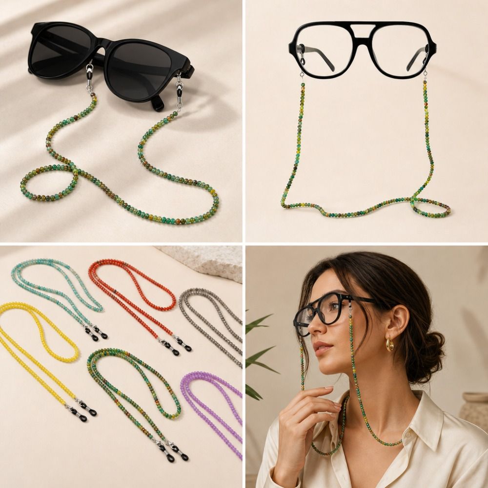 สายคล้องแว่นตาแก้วสีน้ำหนักเบา - Mask Lanyard Adjustable บทวิจารณ์และราคา
