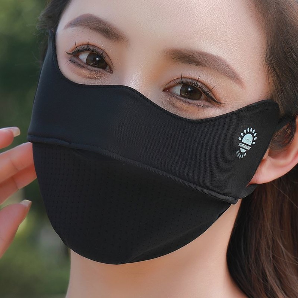 ใหม่หน้ากากผ้าไหมน้ำแข็งระบายอ - Cloth Face Mask Washable บทวิจารณ์และราคา