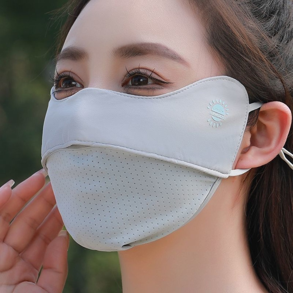 ใหม่หน้ากากผ้าไหมน้ำแข็งระบายอ - Cloth Face Mask Washable บทวิจารณ์และราคา