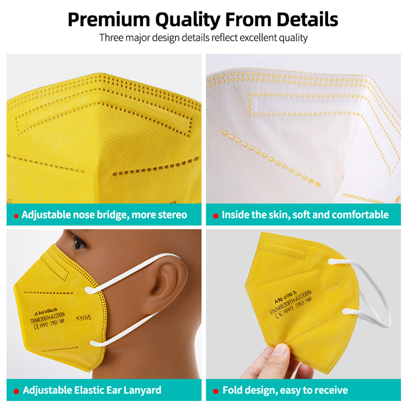 Ataullah ffp2 face mask kn95 M - Disposable Surgical Mask บทวิจารณ์และราคา