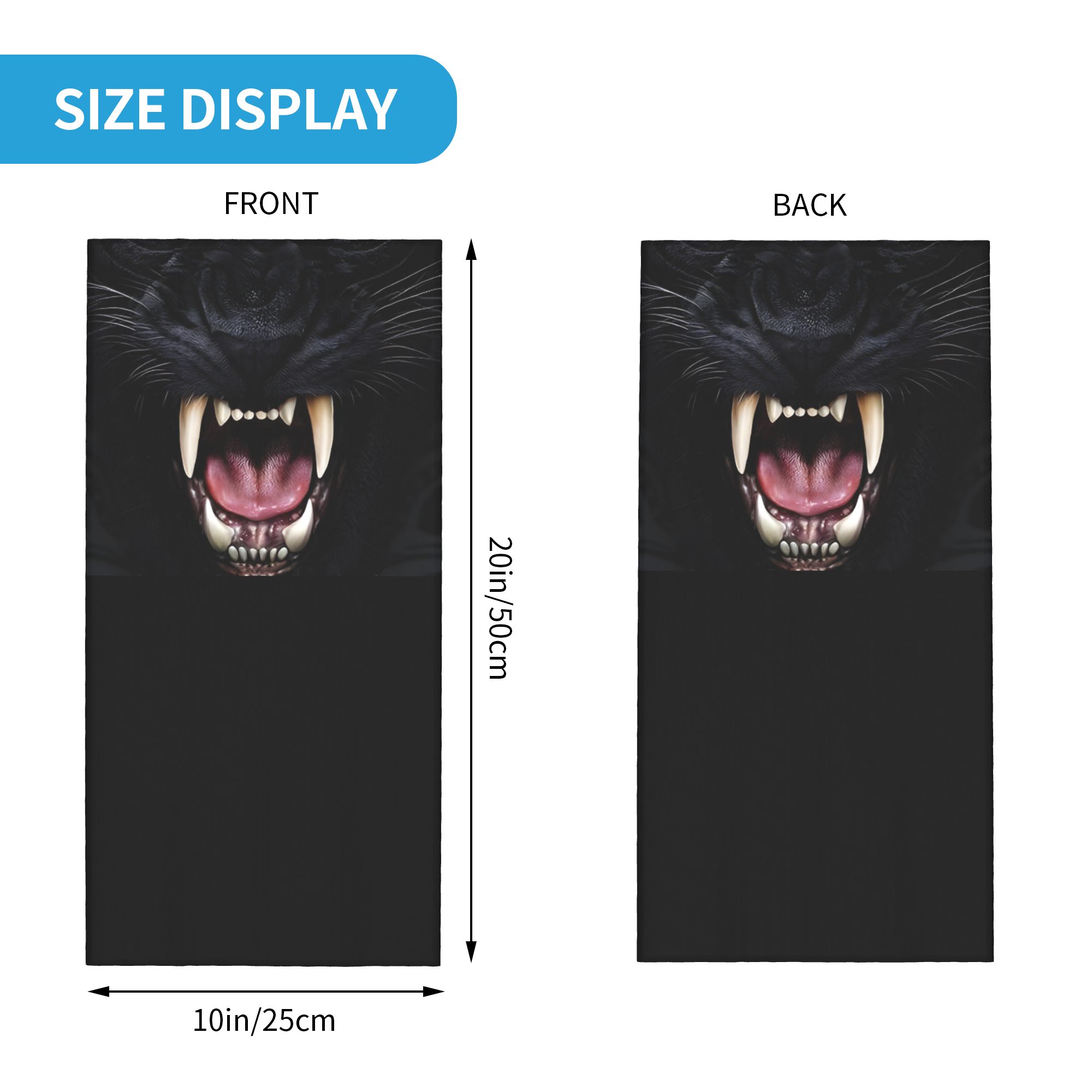 ผ้าคลุมหน้าแบบรัดคอ ลายหัวเสือ - Neck Gaiter Face Cover บทวิจารณ์และราคา