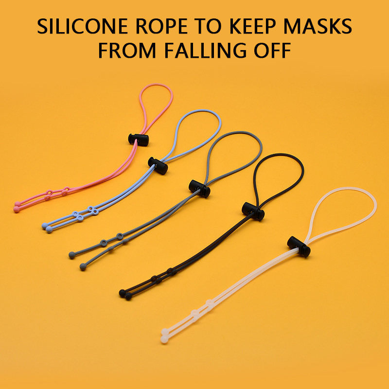 สายรัดปรับระดับหน้ากากซิลิโคน, - Mask Lanyard Adjustable บทวิจารณ์และราคา