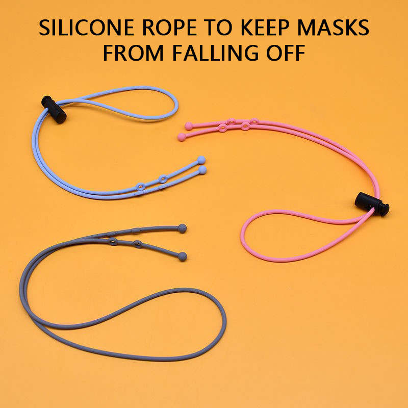 สายรัดปรับระดับหน้ากากซิลิโคน, - Mask Lanyard Adjustable บทวิจารณ์และราคา