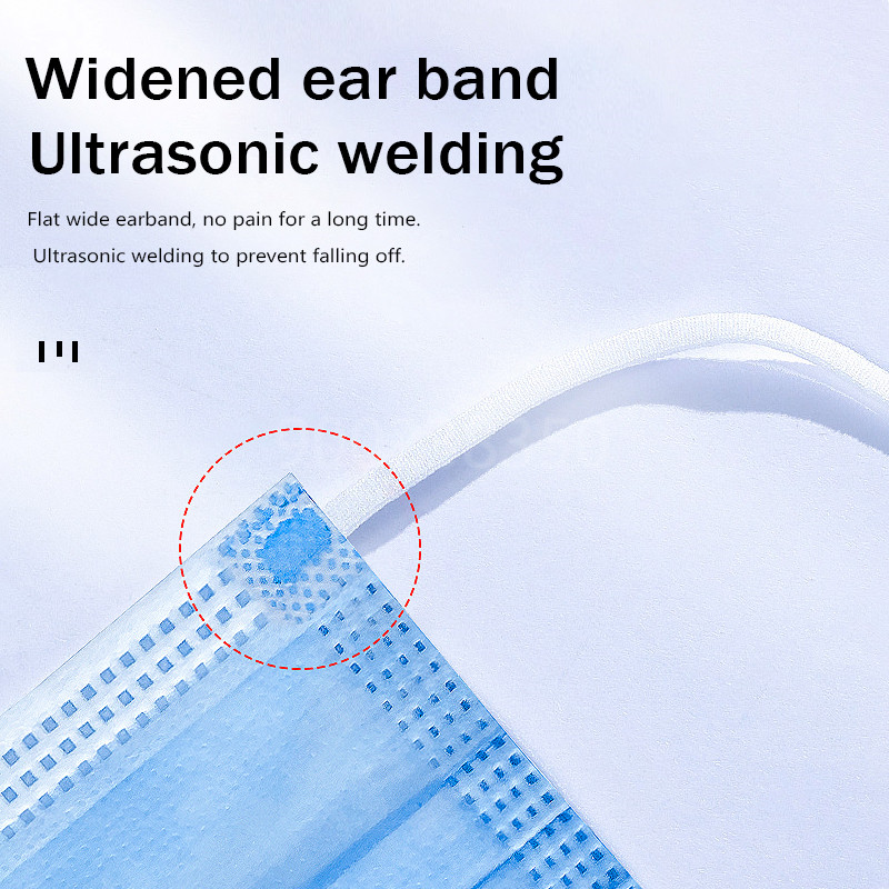 หน้ากากอนามัยสำหรับผู้ใหญ่แบบใ - Disposable Mask Blue บทวิจารณ์และราคา