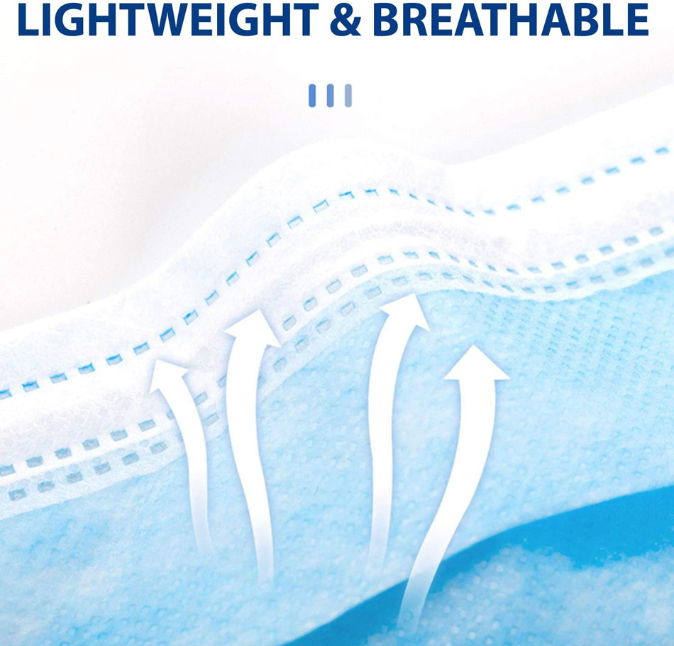 สีดำหน้ากากปากป้องกันปากจมูกนุ - Disposable Surgical Mask บทวิจารณ์และราคา