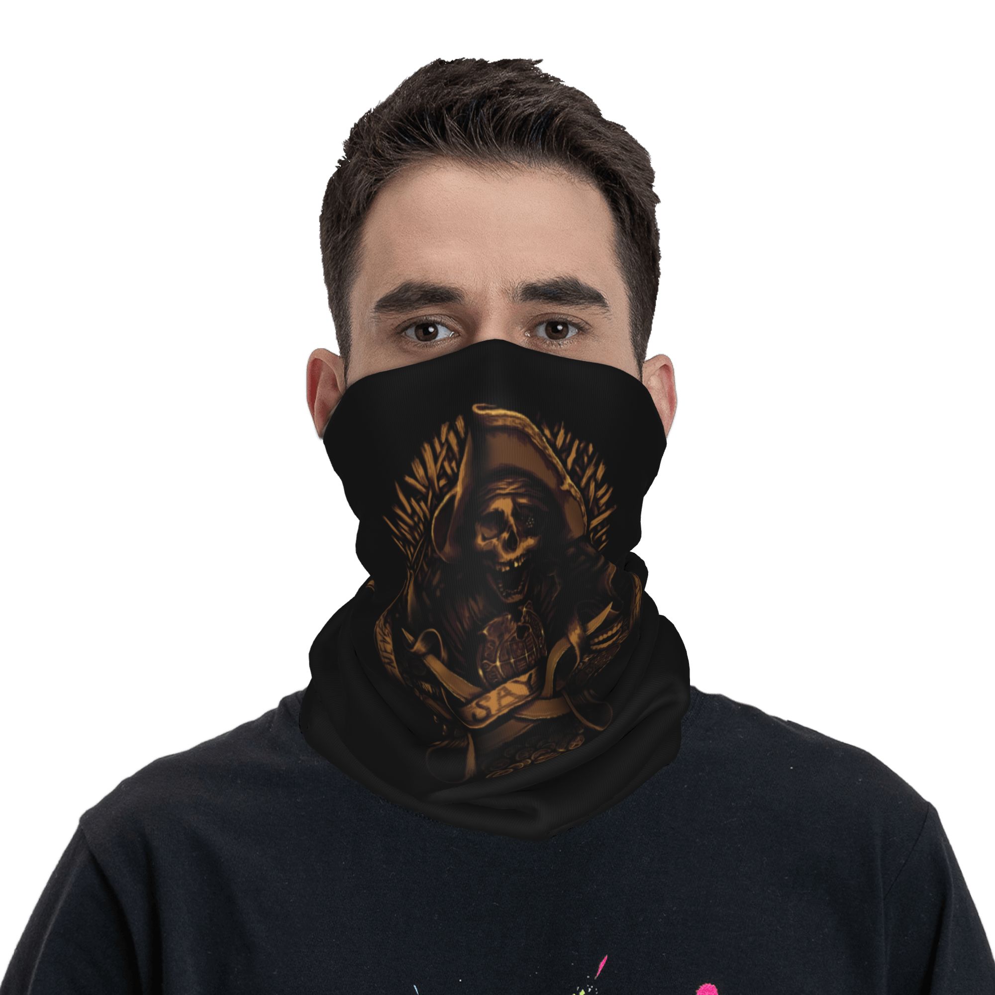 ผ้าพันคอแบบท่อสำหรับฤดูหนาวลาย - Neck Gaiter Face Cover บทวิจารณ์และราคา
